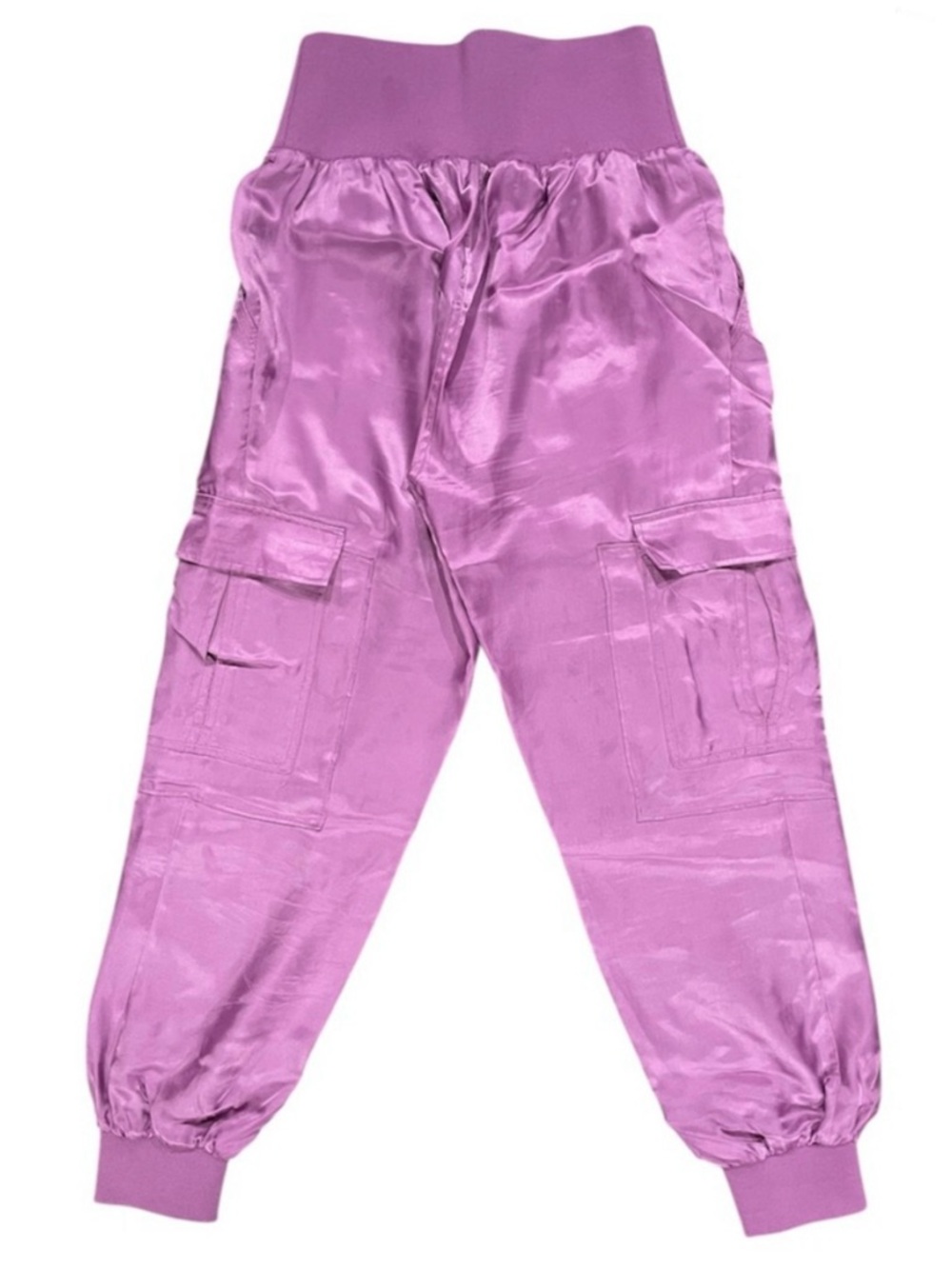 CINQ A SEPT Purple Silky High Waist Pants Small - Picture 5 of 11